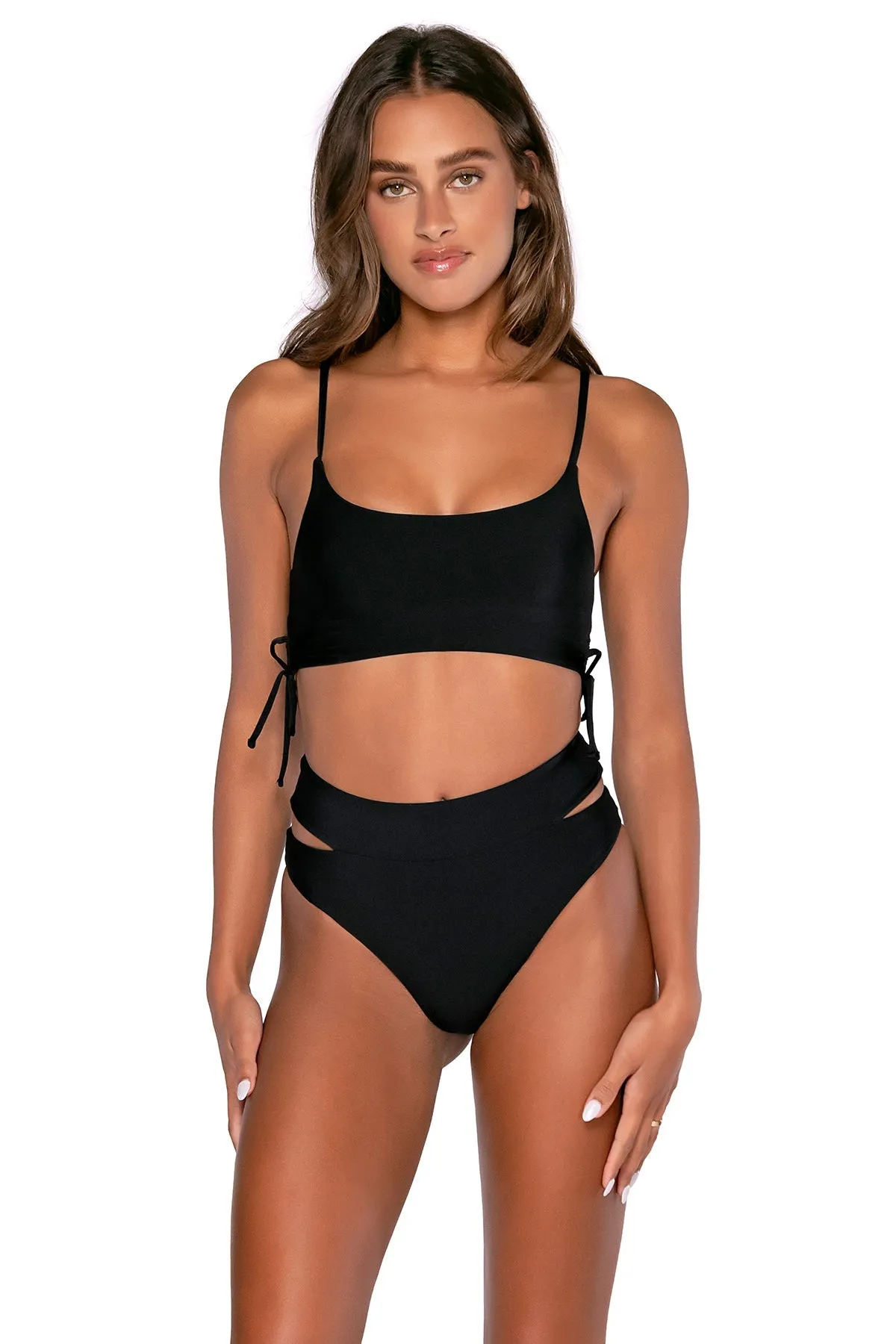 B Swim Black Out Adeline Top