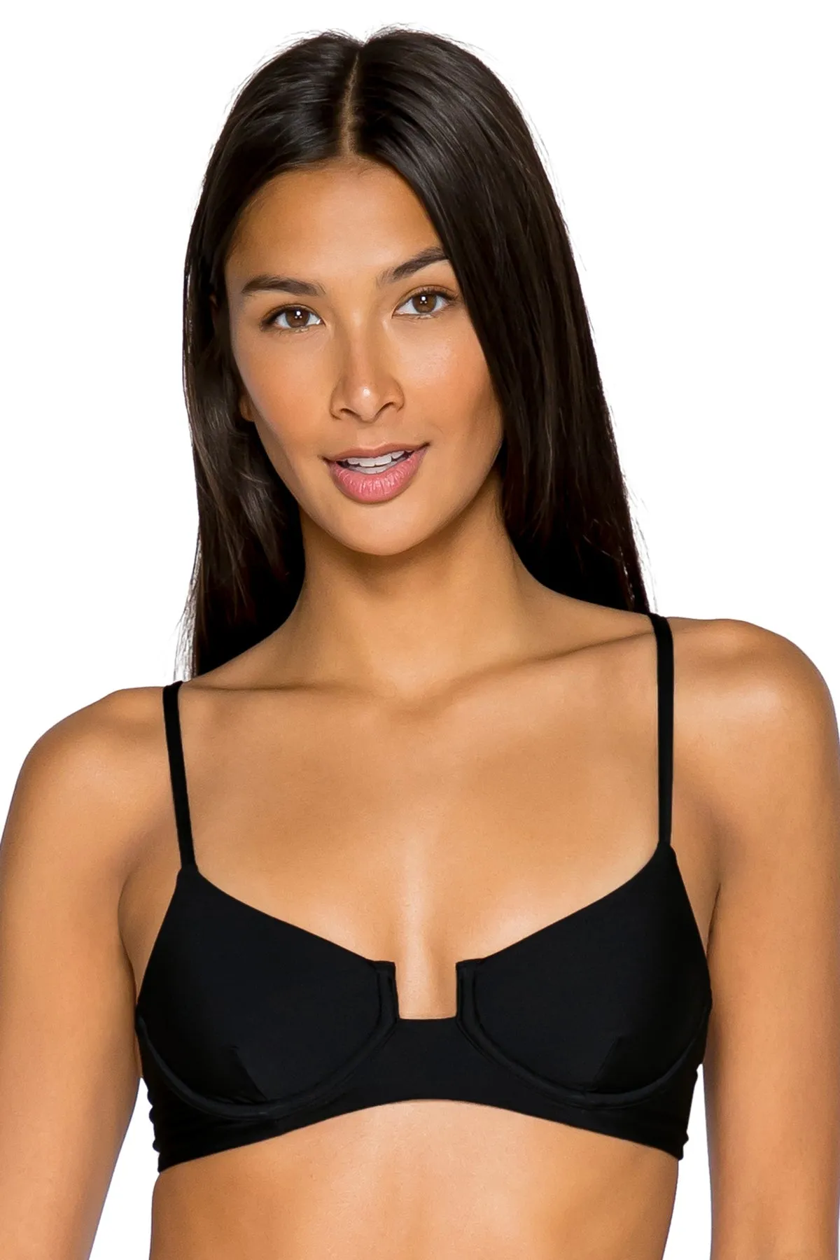 B Swim Black Out Aruba Top