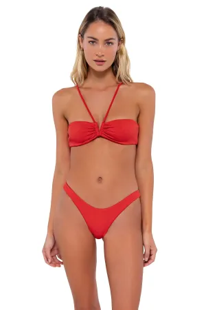 B Swim Camellia Twist Rib Anisa Top
