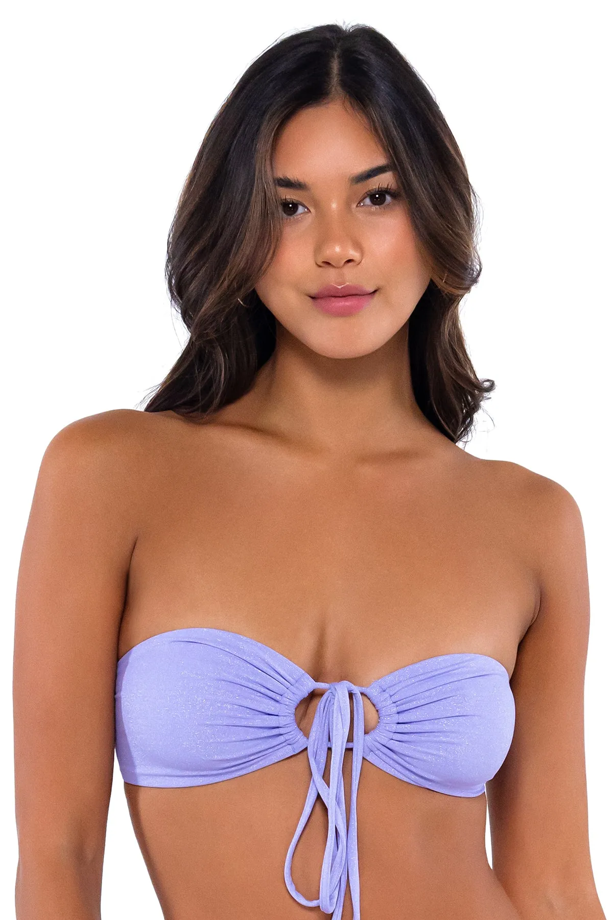 B Swim Lilac Lurex Sasha Top