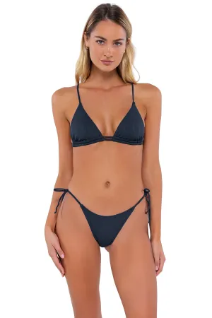 B Swim Navy Baja Rib Kameryn Top