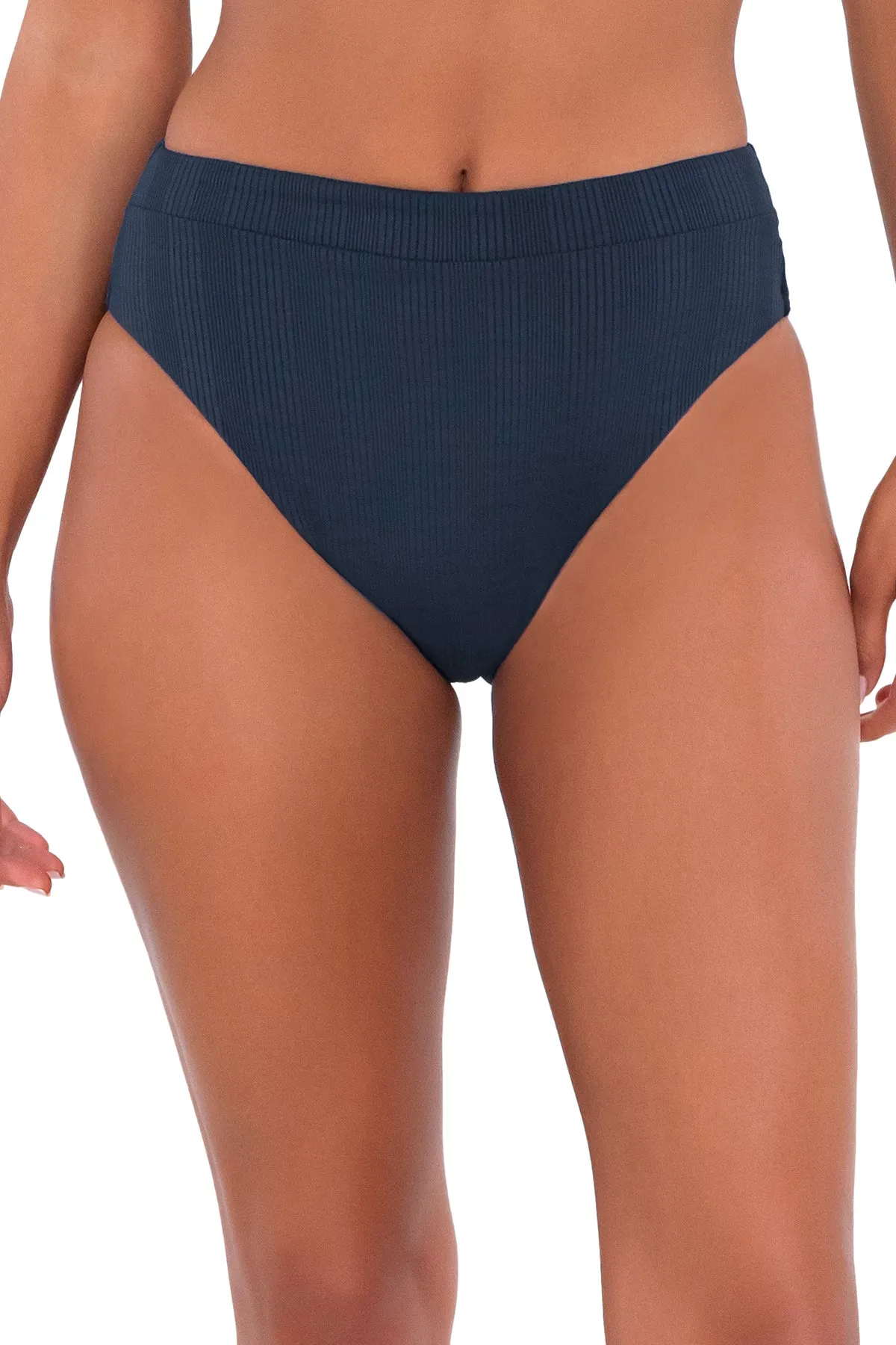 B Swim Navy Baja Rib Margot Bottom