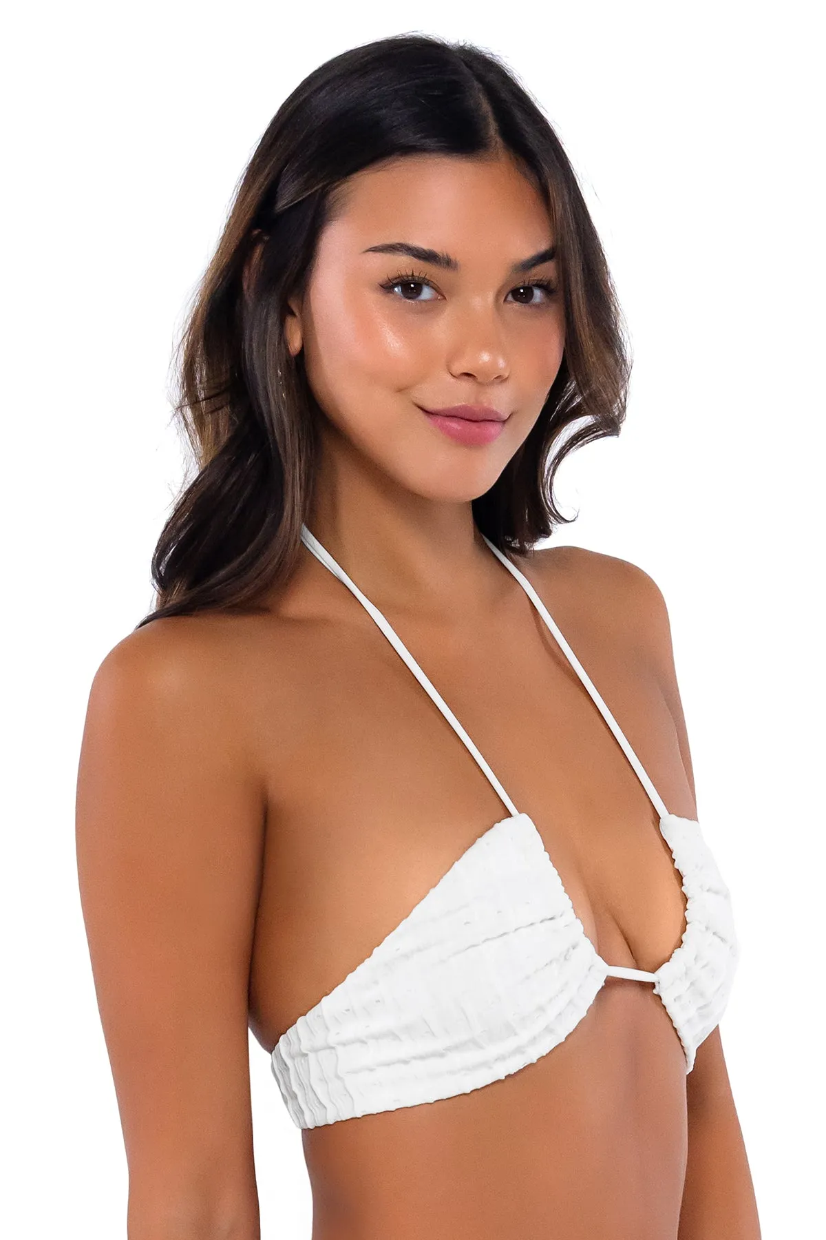 B Swim Sea Salt Eyelet Sasha Top