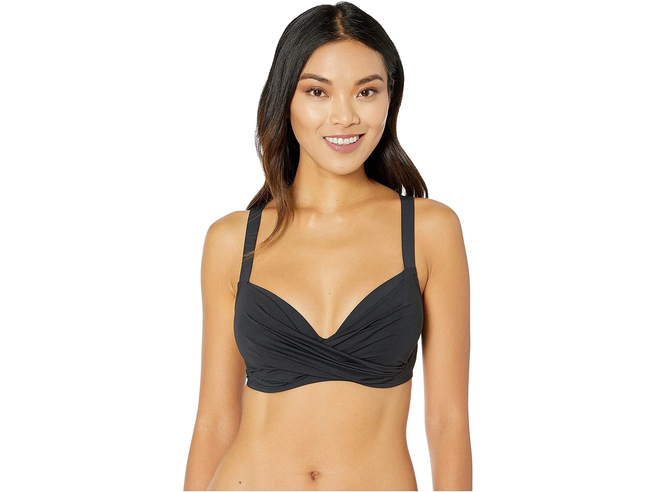 Bleu Rod Beattie Kore Black Underwire Top