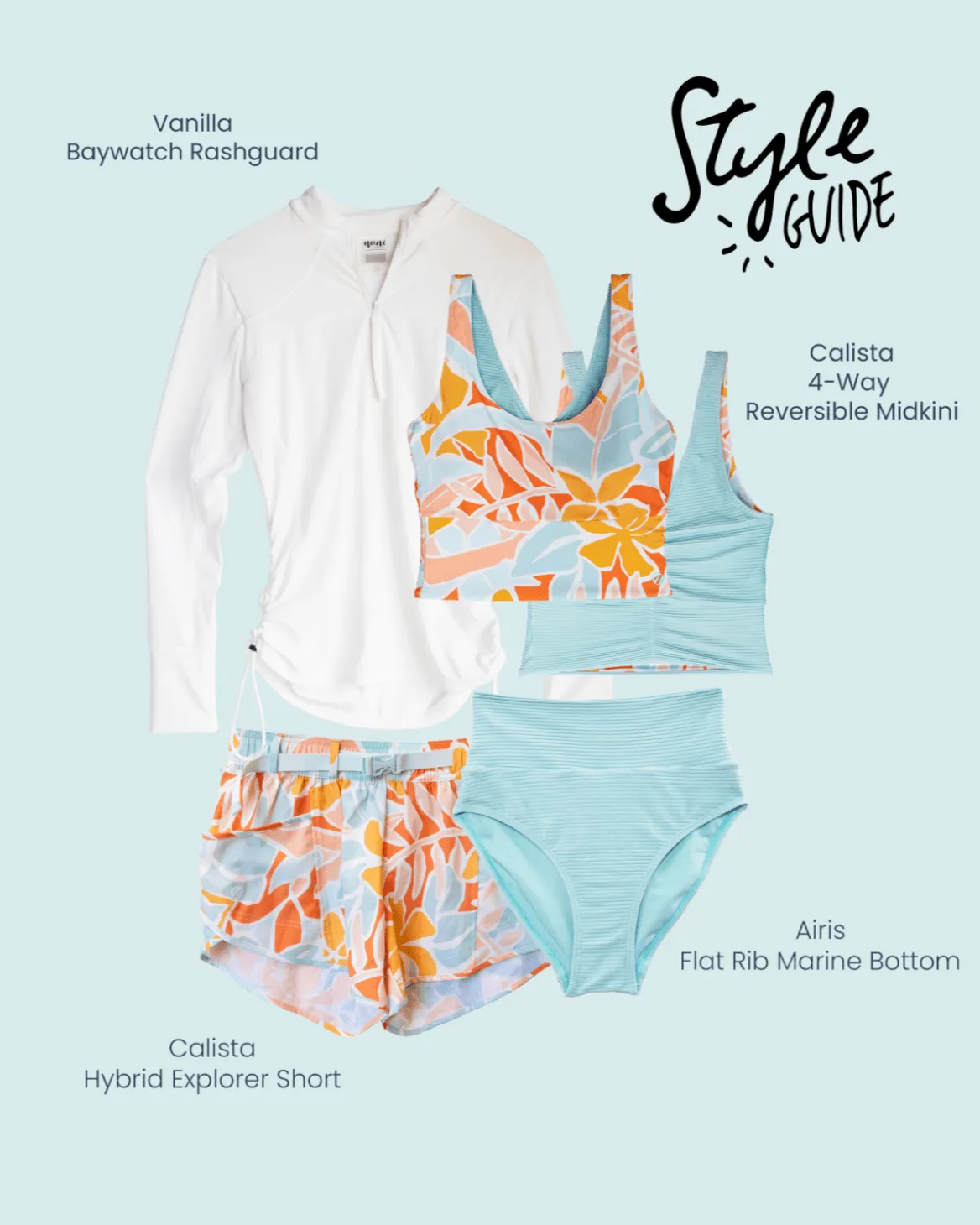 Calista 4 Way Reversible Midkini