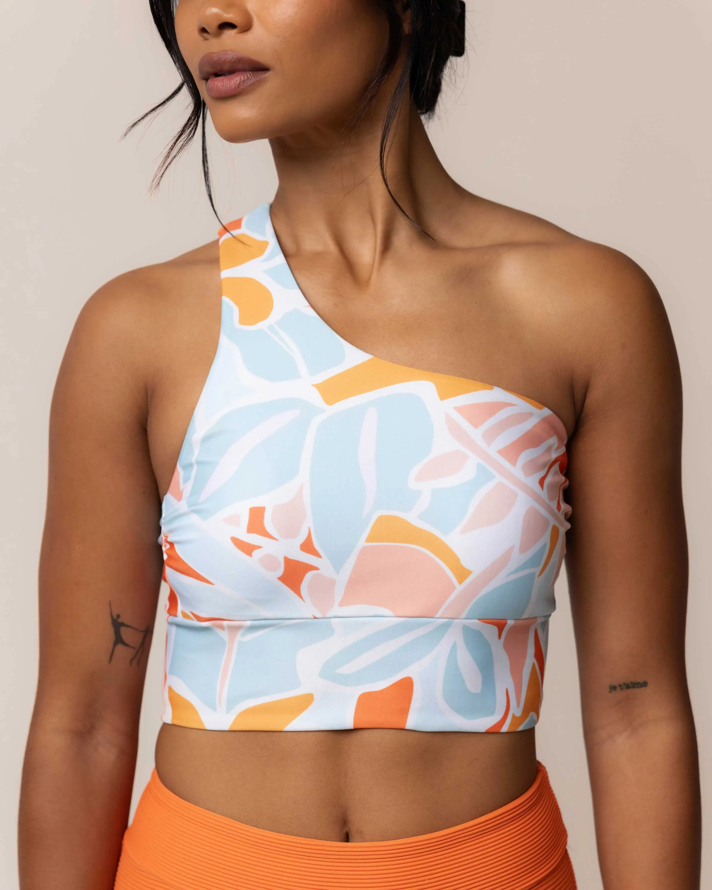 Calista One Shoulder Crop