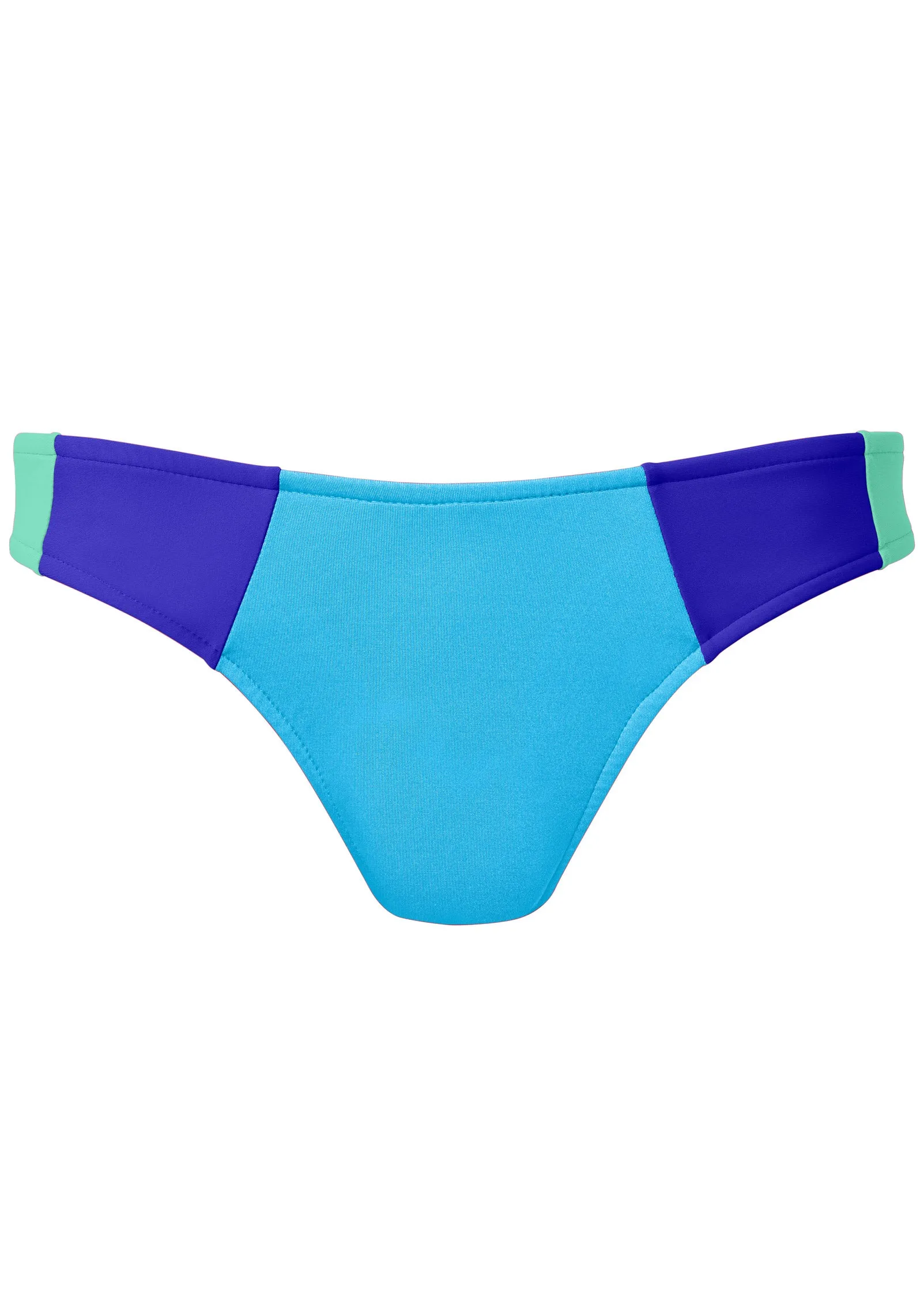 Color Block Scoop Bottom - Blue Jay