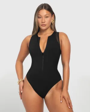 Crewy Surfy - Contour Black/Black Mesh