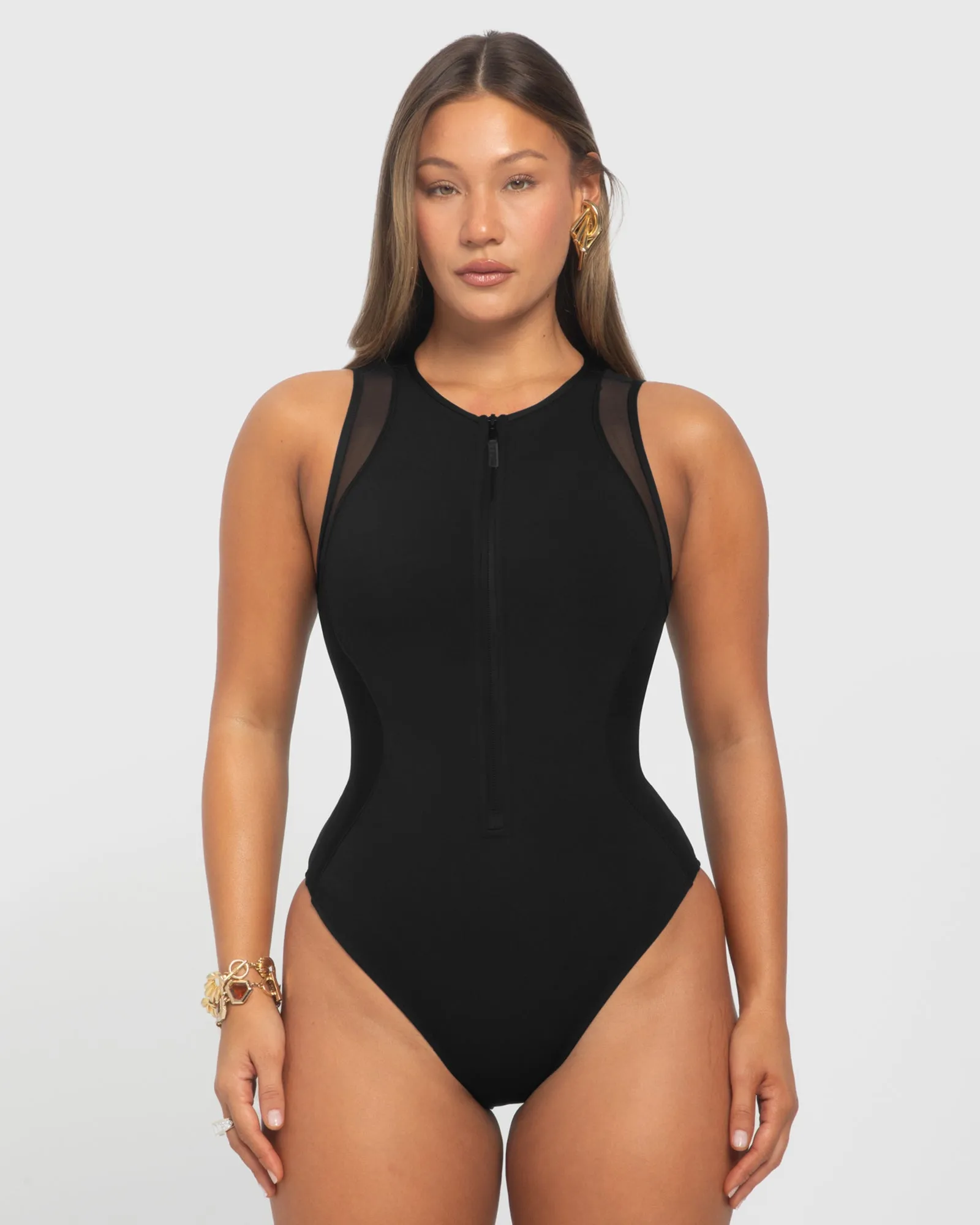 Crewy Surfy - Contour Black/Black Mesh