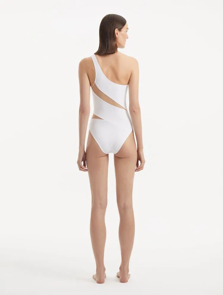 Delta White Swimsuit