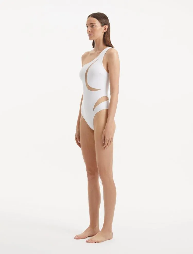 Delta White Swimsuit