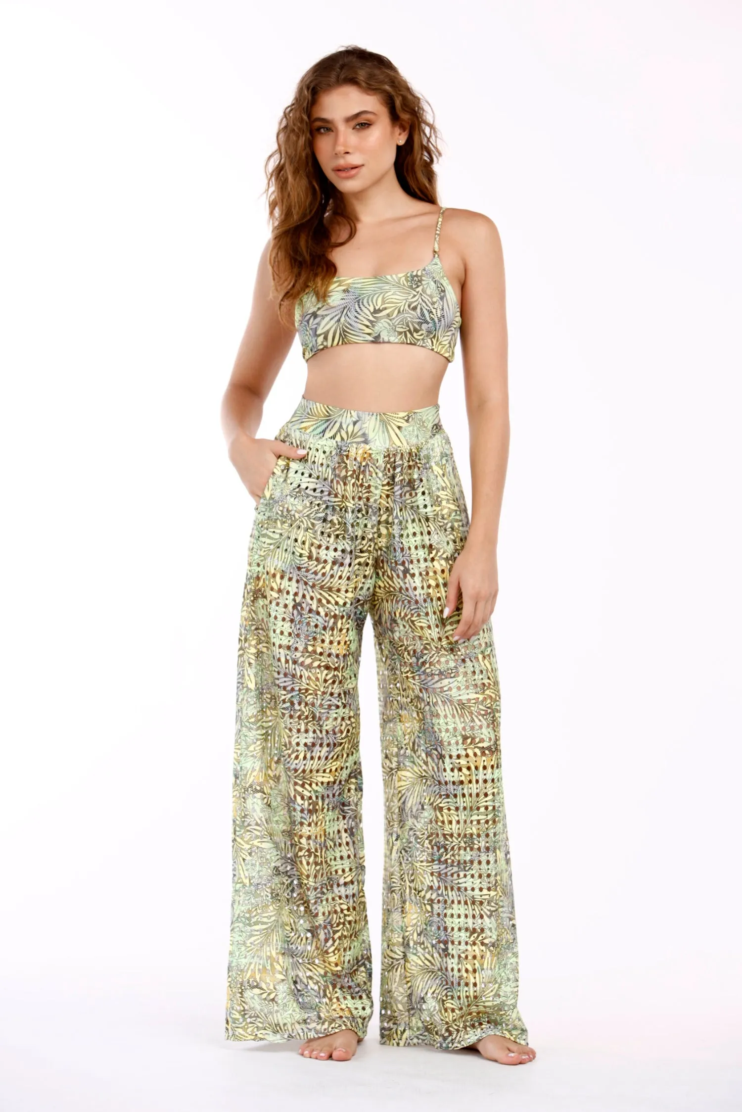 ELA REVERSIBLE YELLOW PRINT BIKINI
