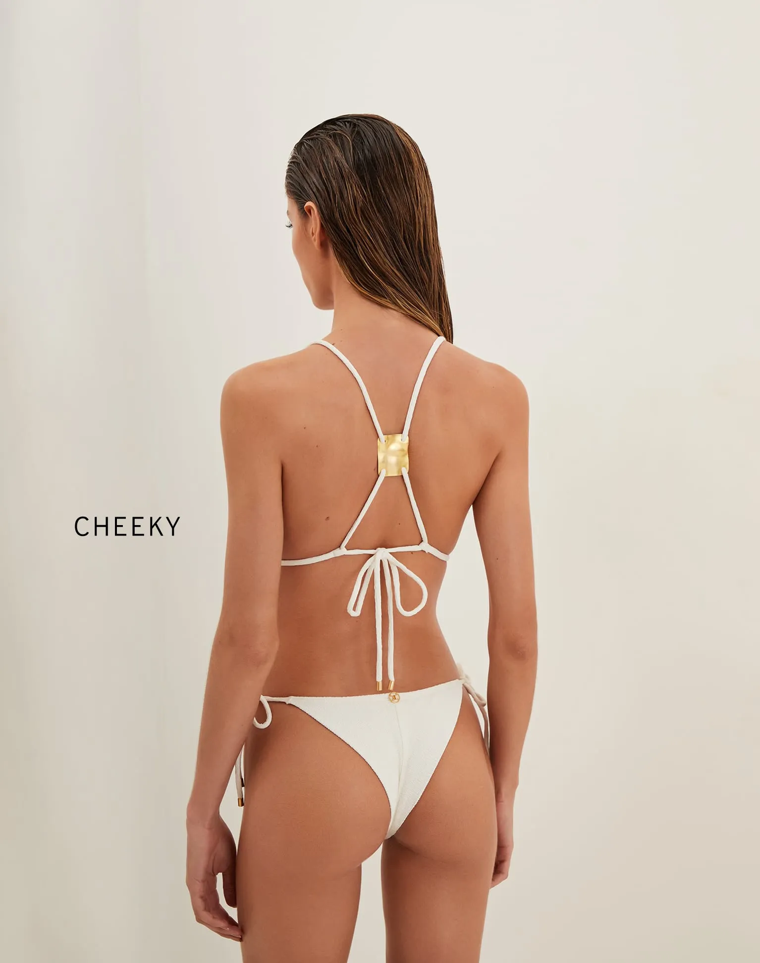 Firenze Cleo T Back Tri Top - White