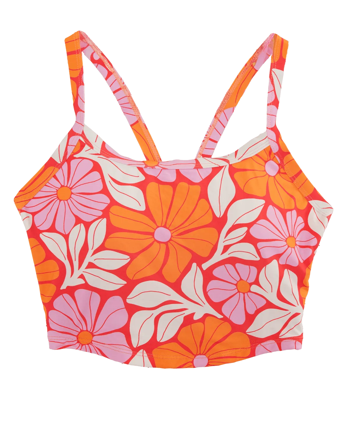 Flora Scoop Neck Crop