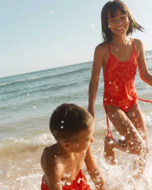 Girls Aloha Tied One Piece