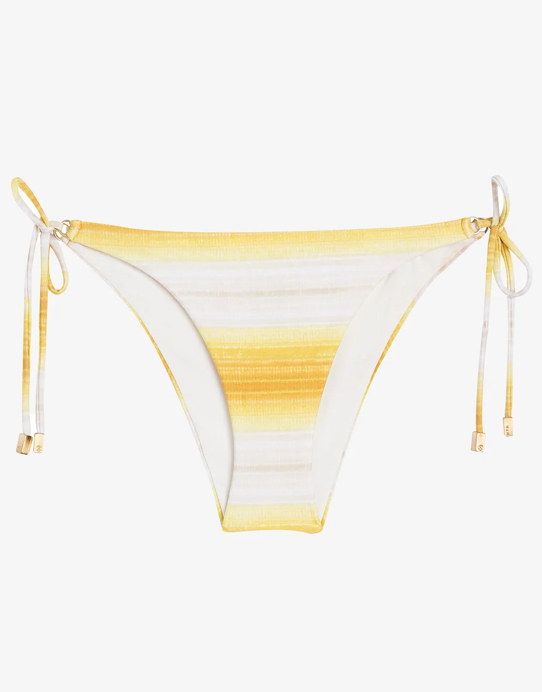 Golden Long Tie Pant -  Yellow