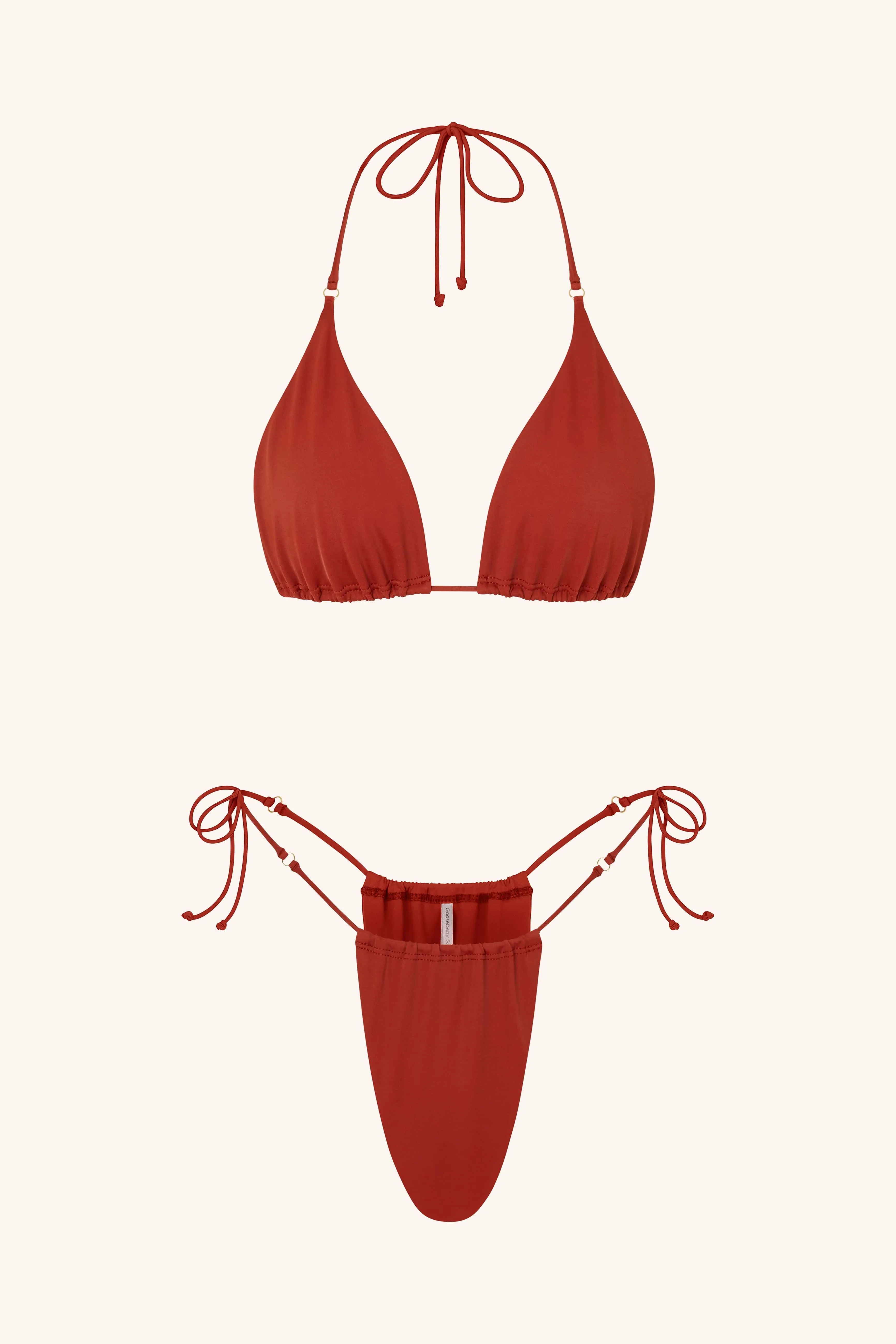 Halterneck Triangle Plum