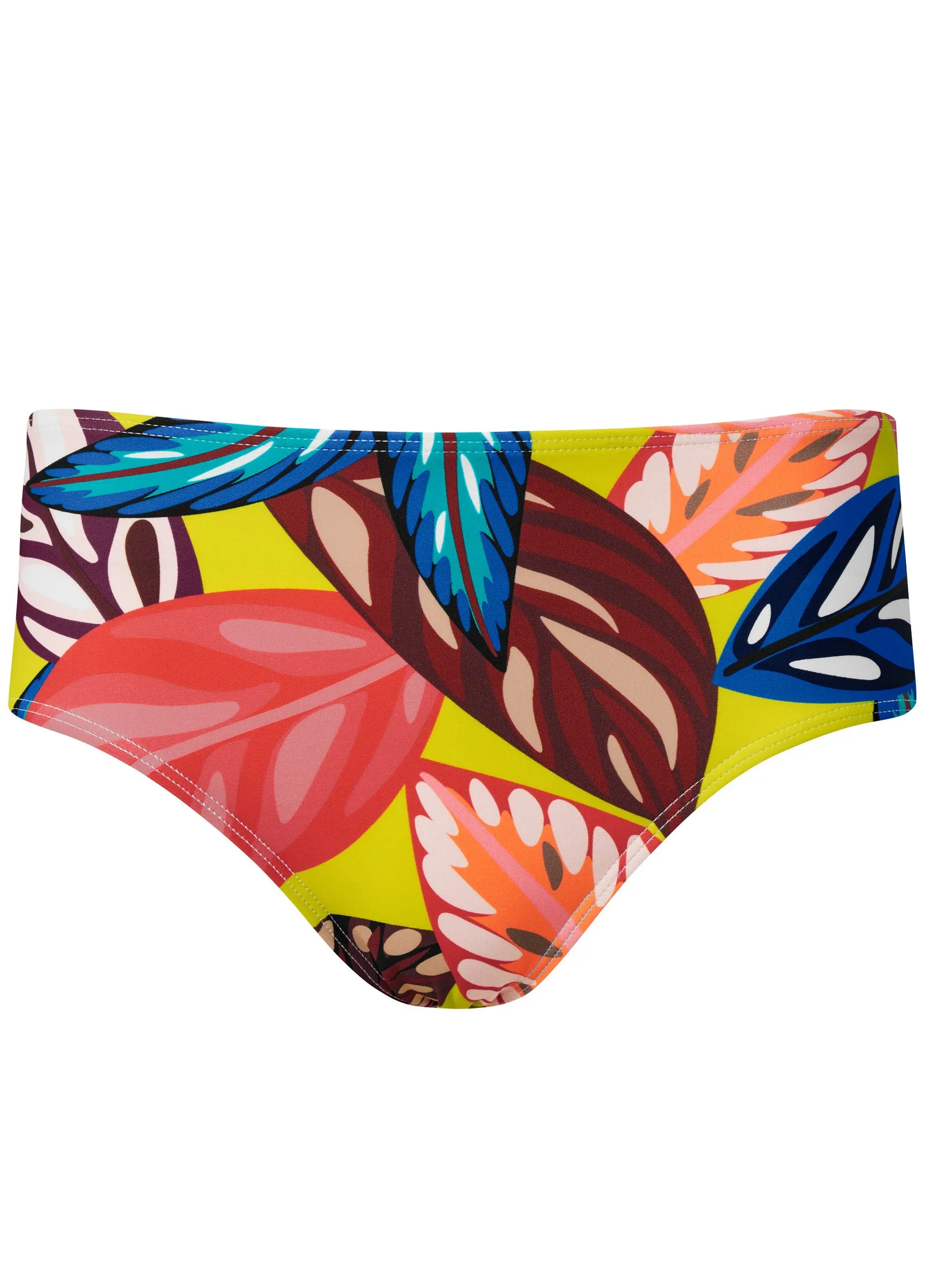 High-Waist Bikini Bottom - Havana Brights