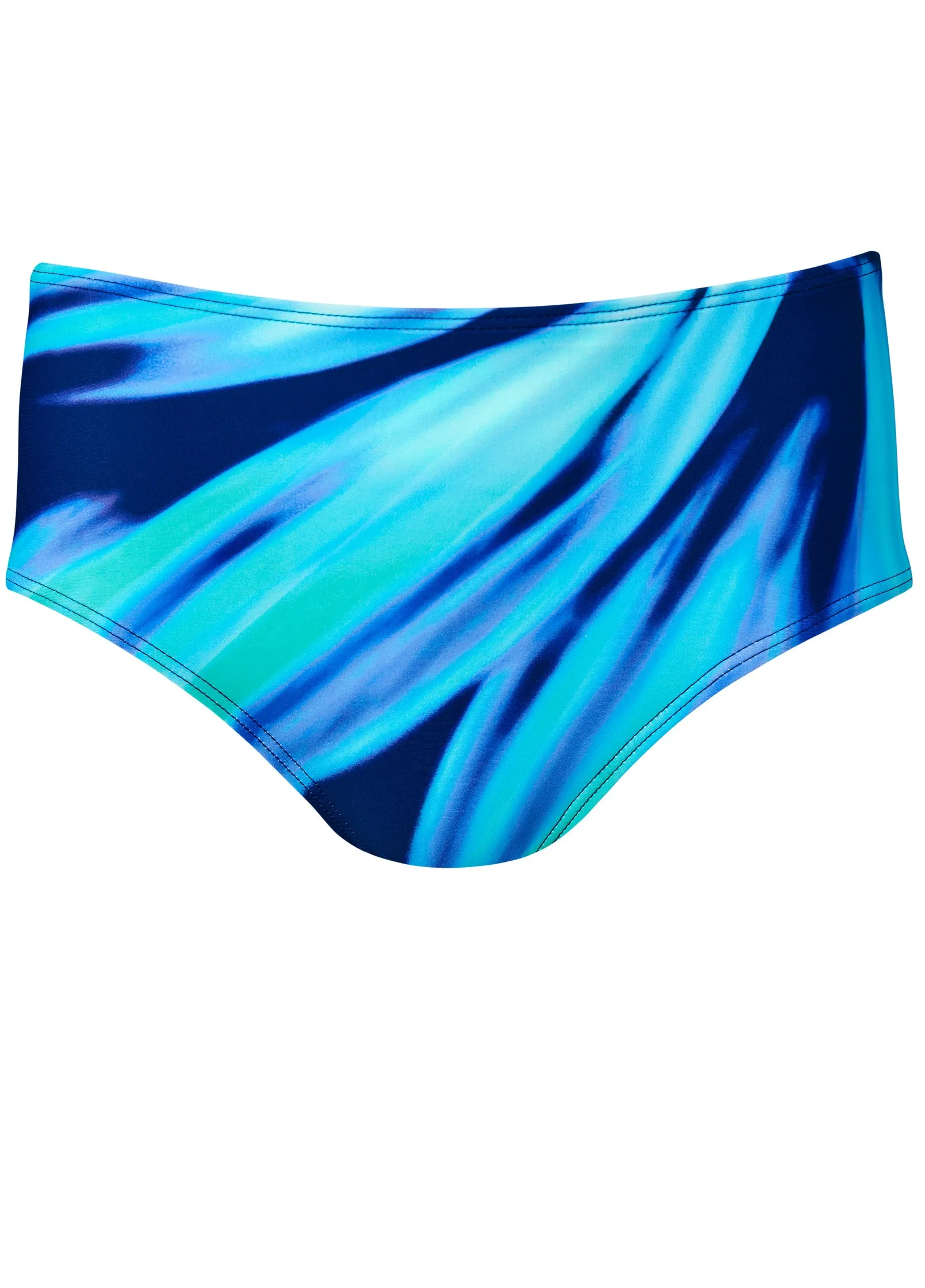 High-Waist Bikini Bottom - Ocean Crush