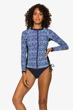 Island Rash Guard Upf 50   |  Island Batik Navy
