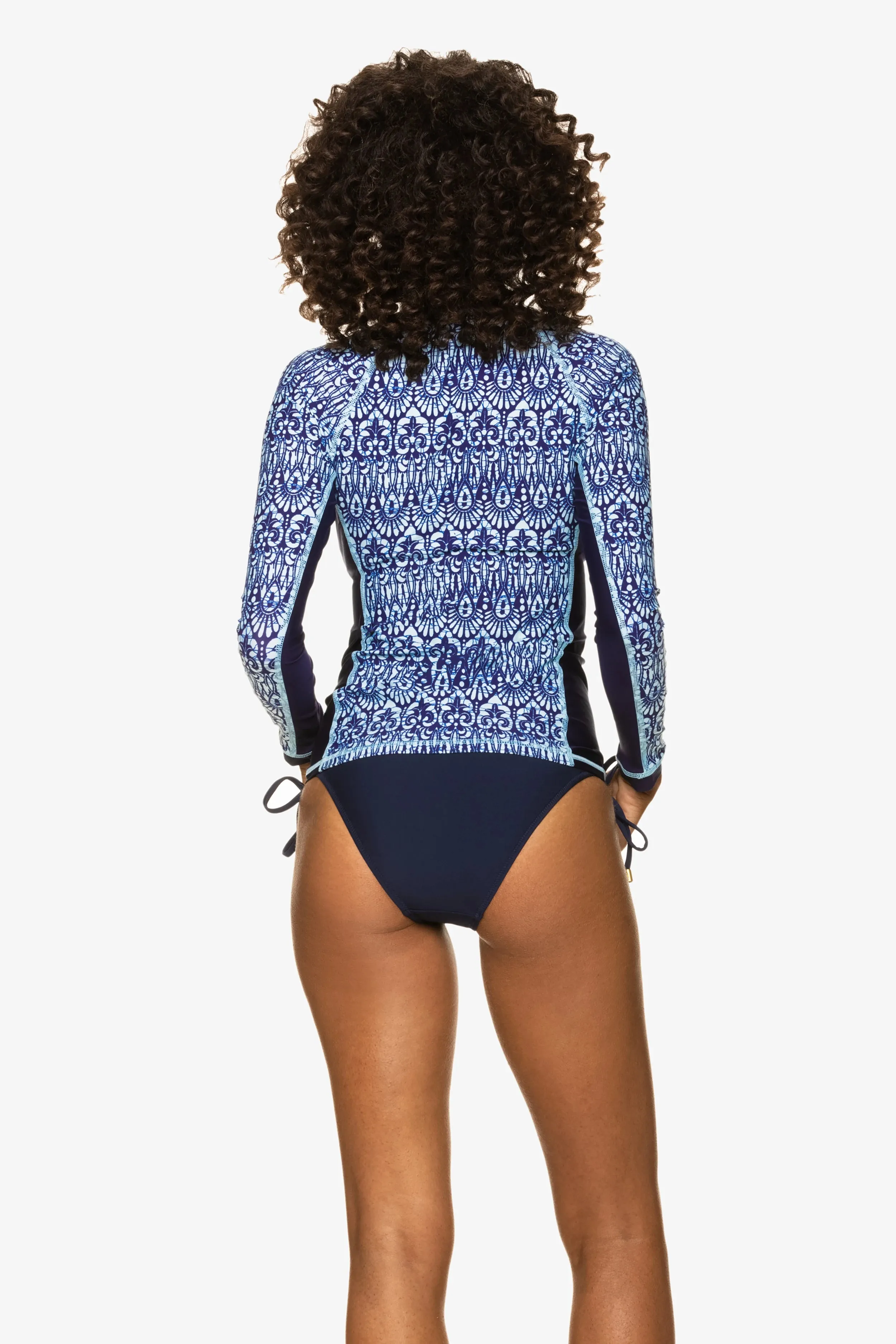 Island Rash Guard Upf 50   |  Island Batik Navy