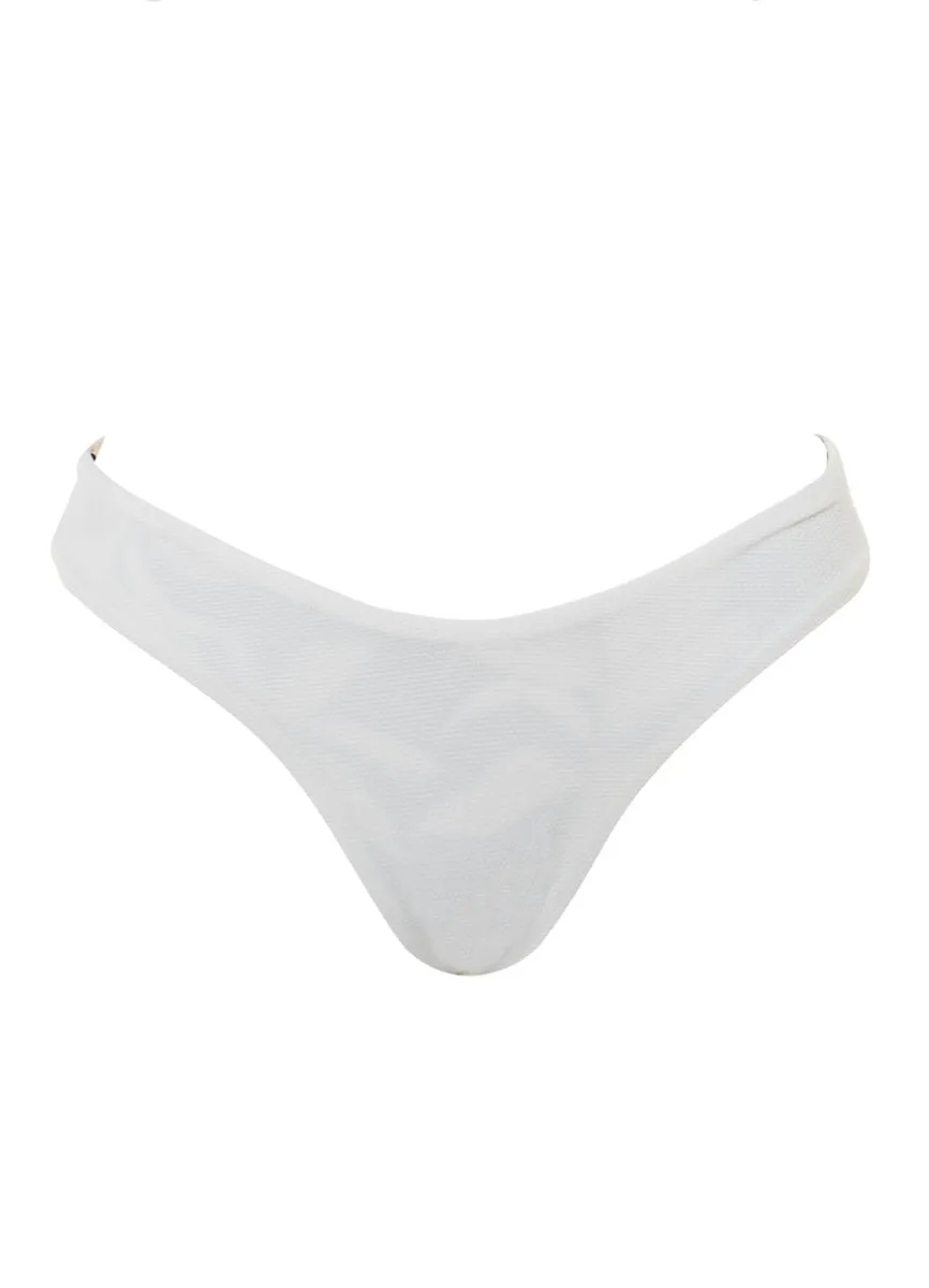 Maaji Antique White Valery Double V Bikini Bottom