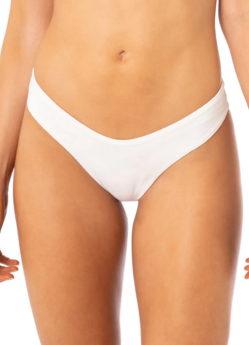 Maaji Antique White Valery Double V Bikini Bottom