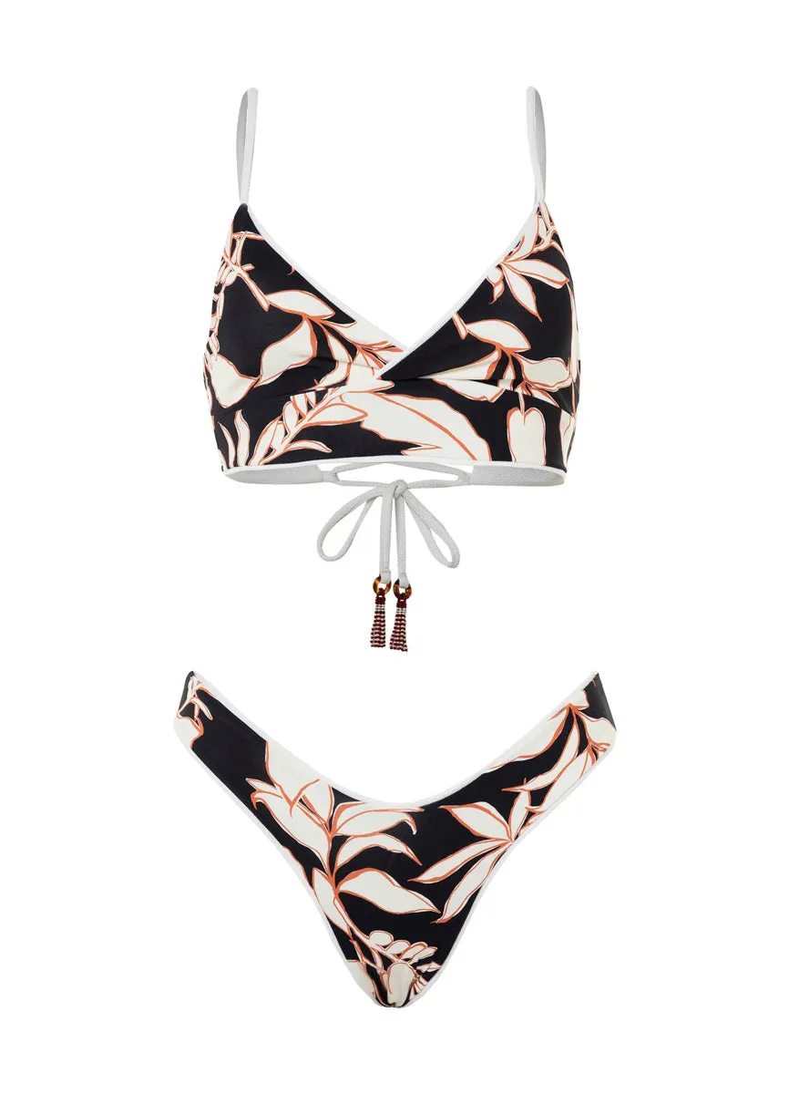 Maaji Antique White Valery Double V Bikini Bottom