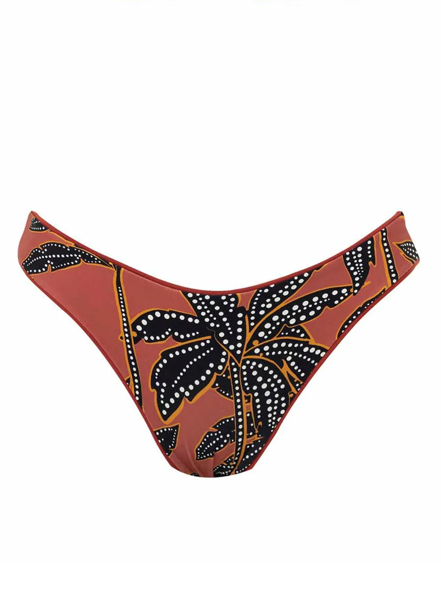 Maaji Burgundy Sublimity Classic Bikini Bottom