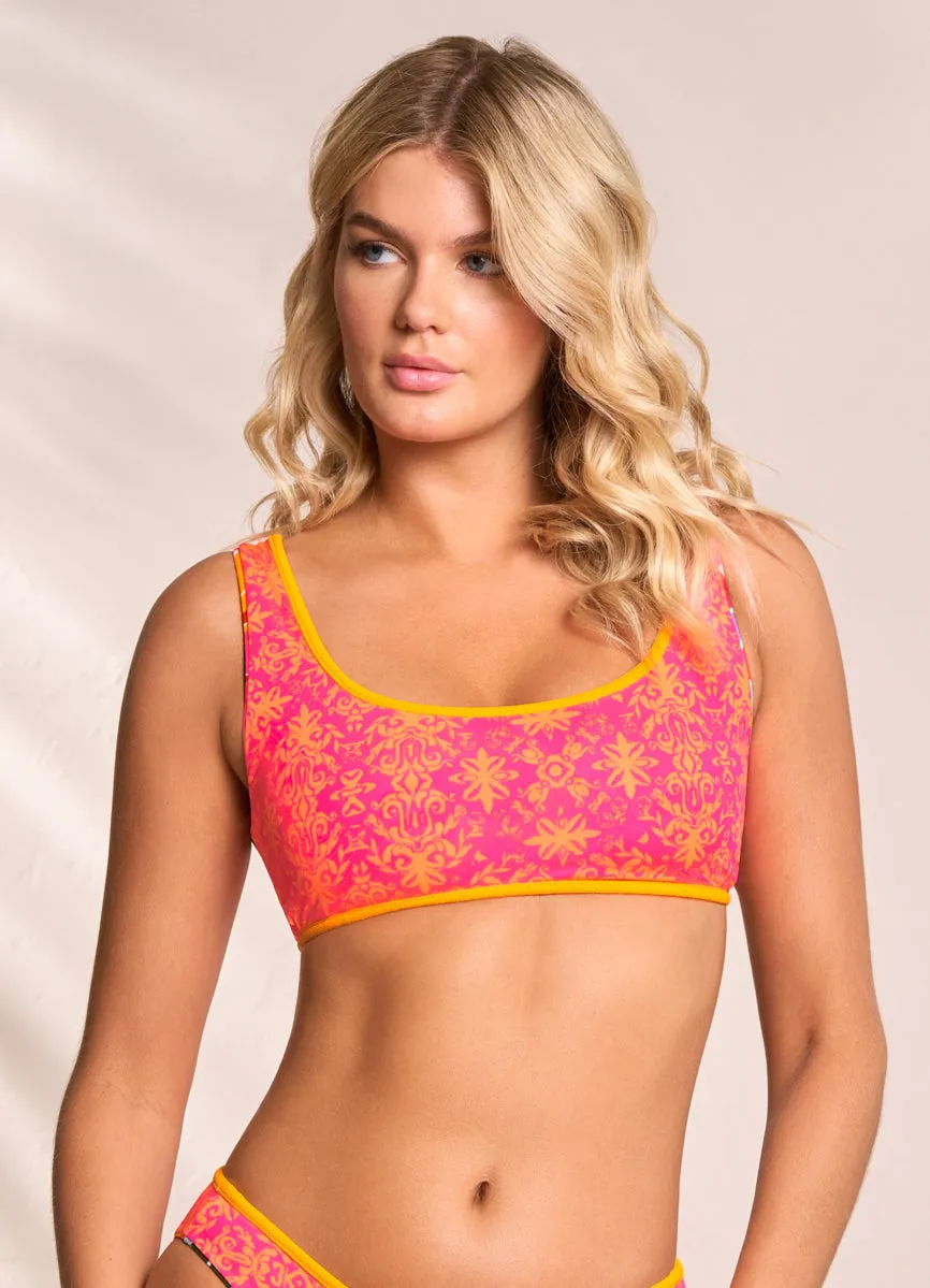 Maaji Jungle Rain Peak Classic Bralette Bikini Top