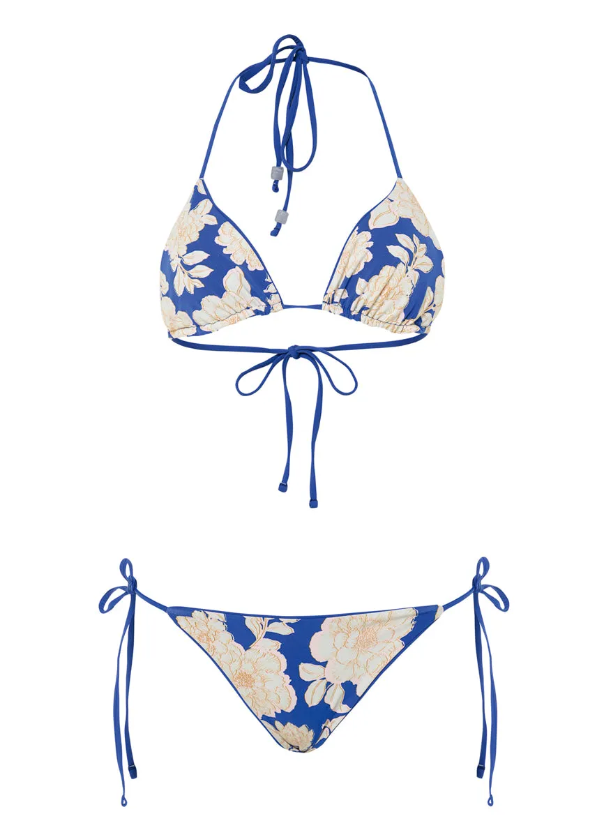 Maaji Lapis Blue Sunning Tie Side Bikini Bottom