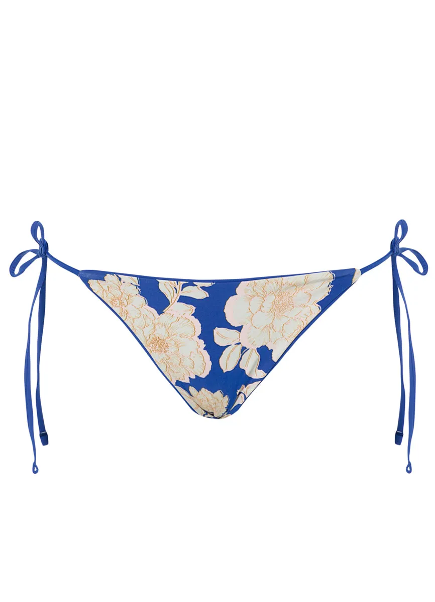 Maaji Lapis Blue Sunning Tie Side Bikini Bottom