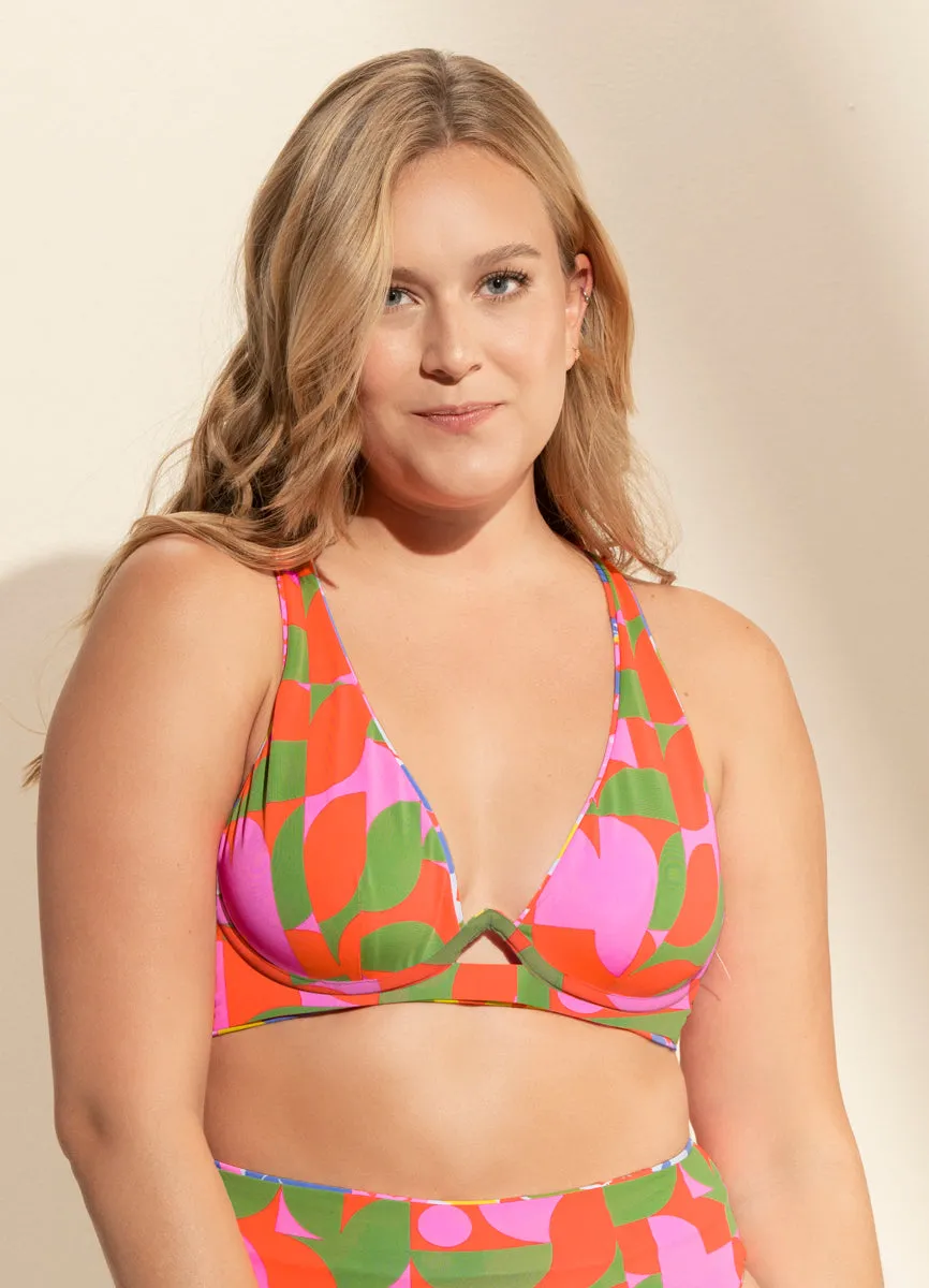 Maaji Pristine Flower Simona Unmolded Underwire Bikini Top