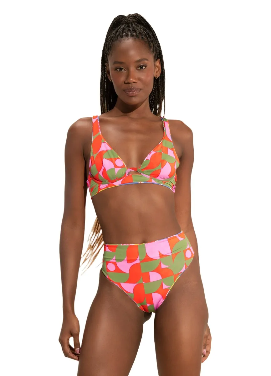 Maaji Pristine Flower Simona Unmolded Underwire Bikini Top
