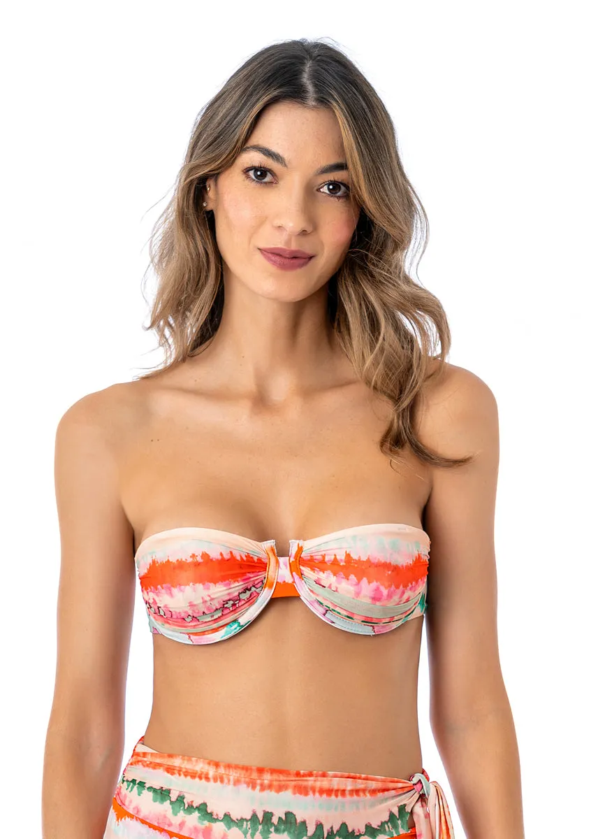 Maaji Rainbow Dye Ava Unmolded Underwire Bikini Top