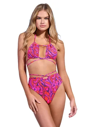 Maaji Spiral Sara Sliding Triangle Bikini Top