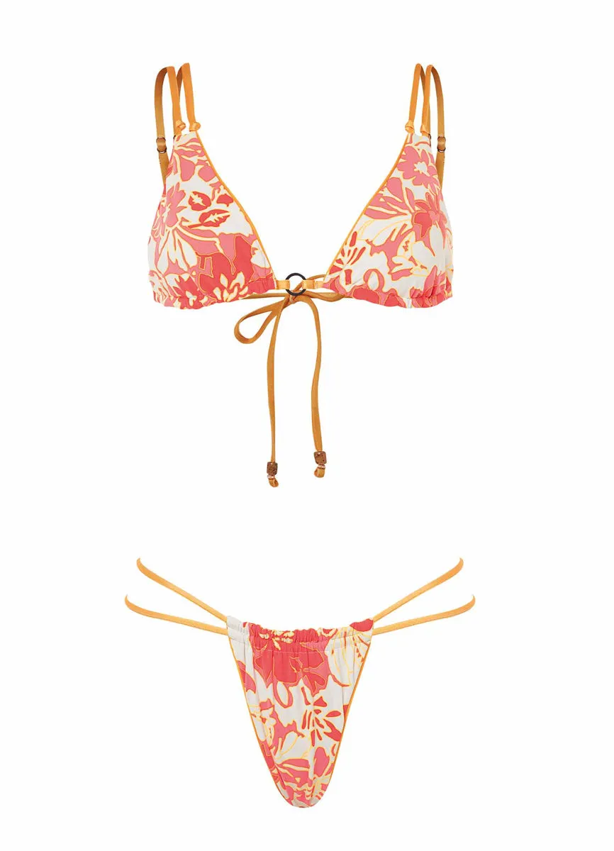 Maaji Tangerine Brenda Sliding Triangle Bikini Top