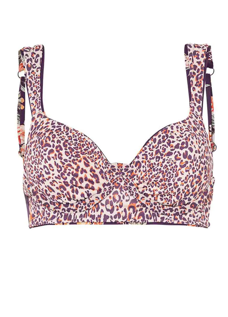 Maaji Vintage Flower Bailey Unmolded Underwire Bikini Top
