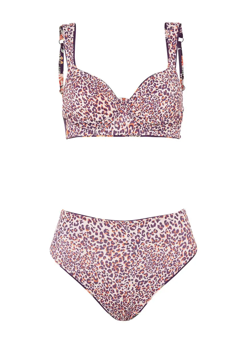 Maaji Vintage Flower Bailey Unmolded Underwire Bikini Top