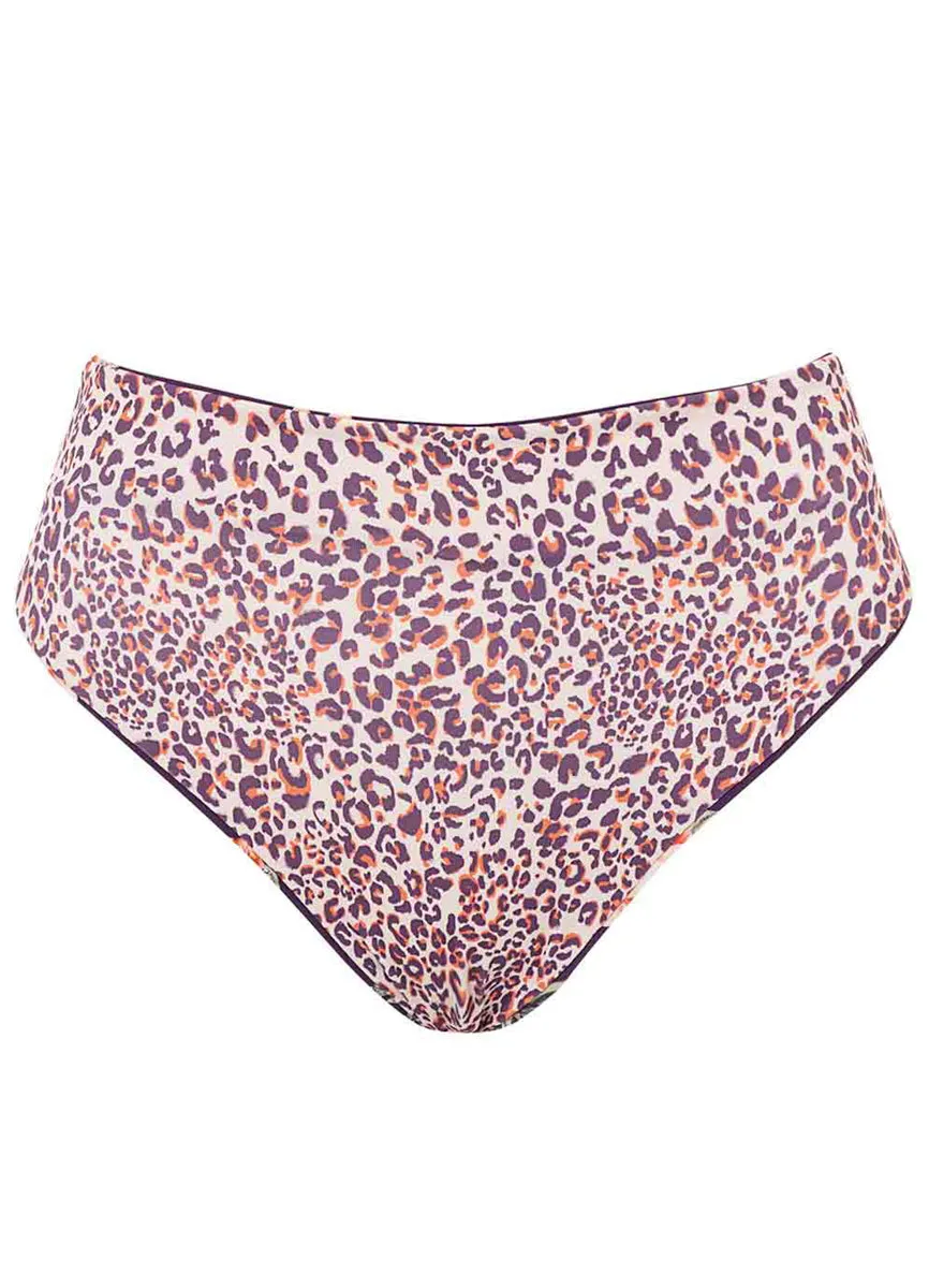 Maaji Vintage Flower Suzy Q High Rise/High Leg Bikini Bottom