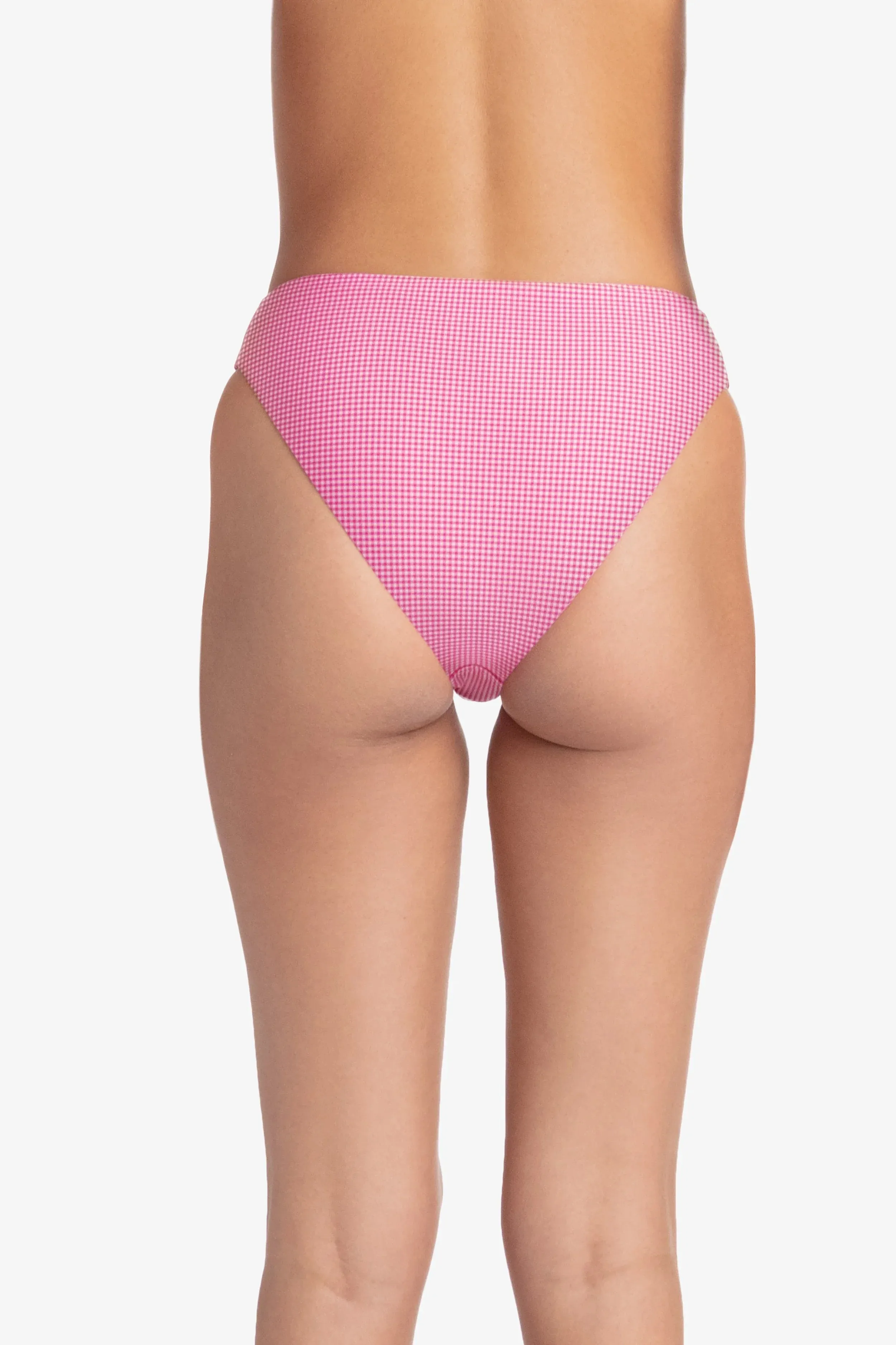 Midi Slimmer Bottom  |  Pink Gingham