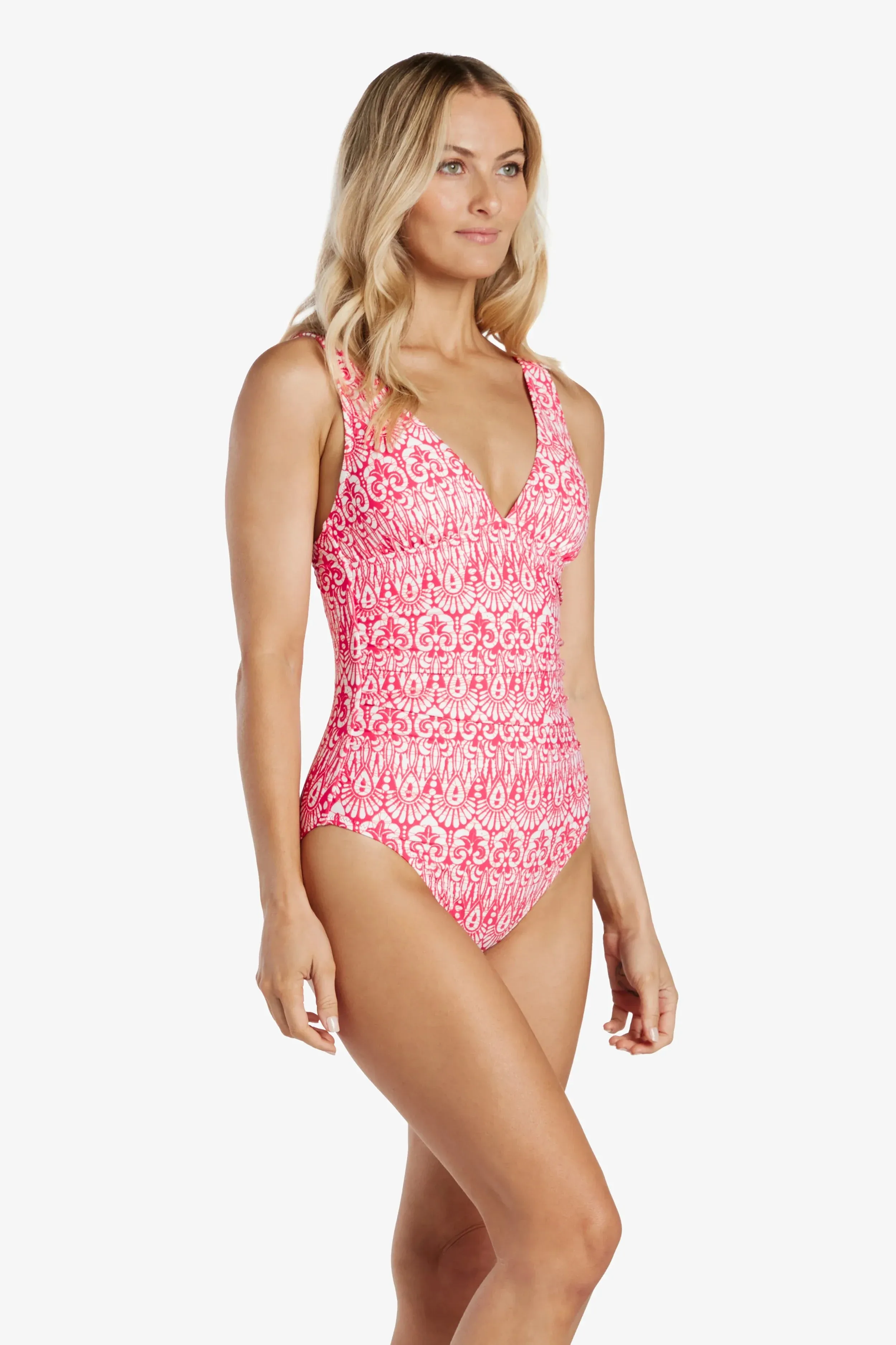 Olivia One-Piece  |  Island Batik Pink