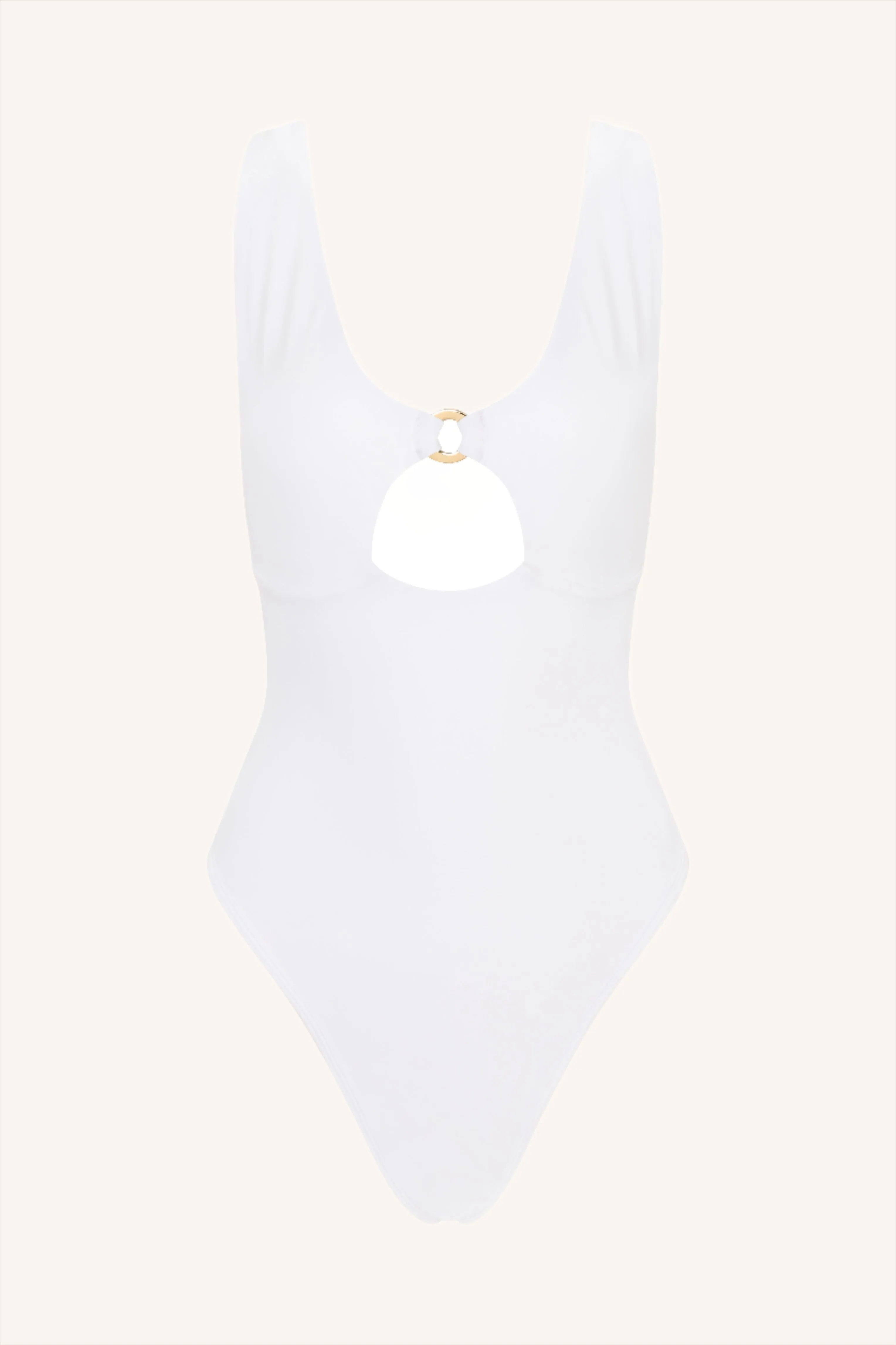 One Piece Cutout White