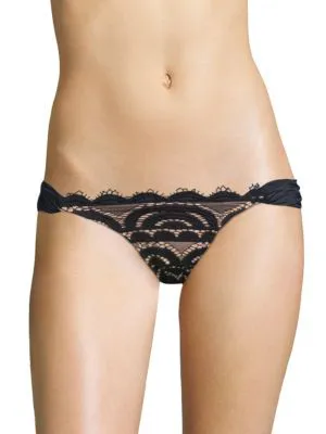PQ Swim Midnight Lace Fanned Full Bottom