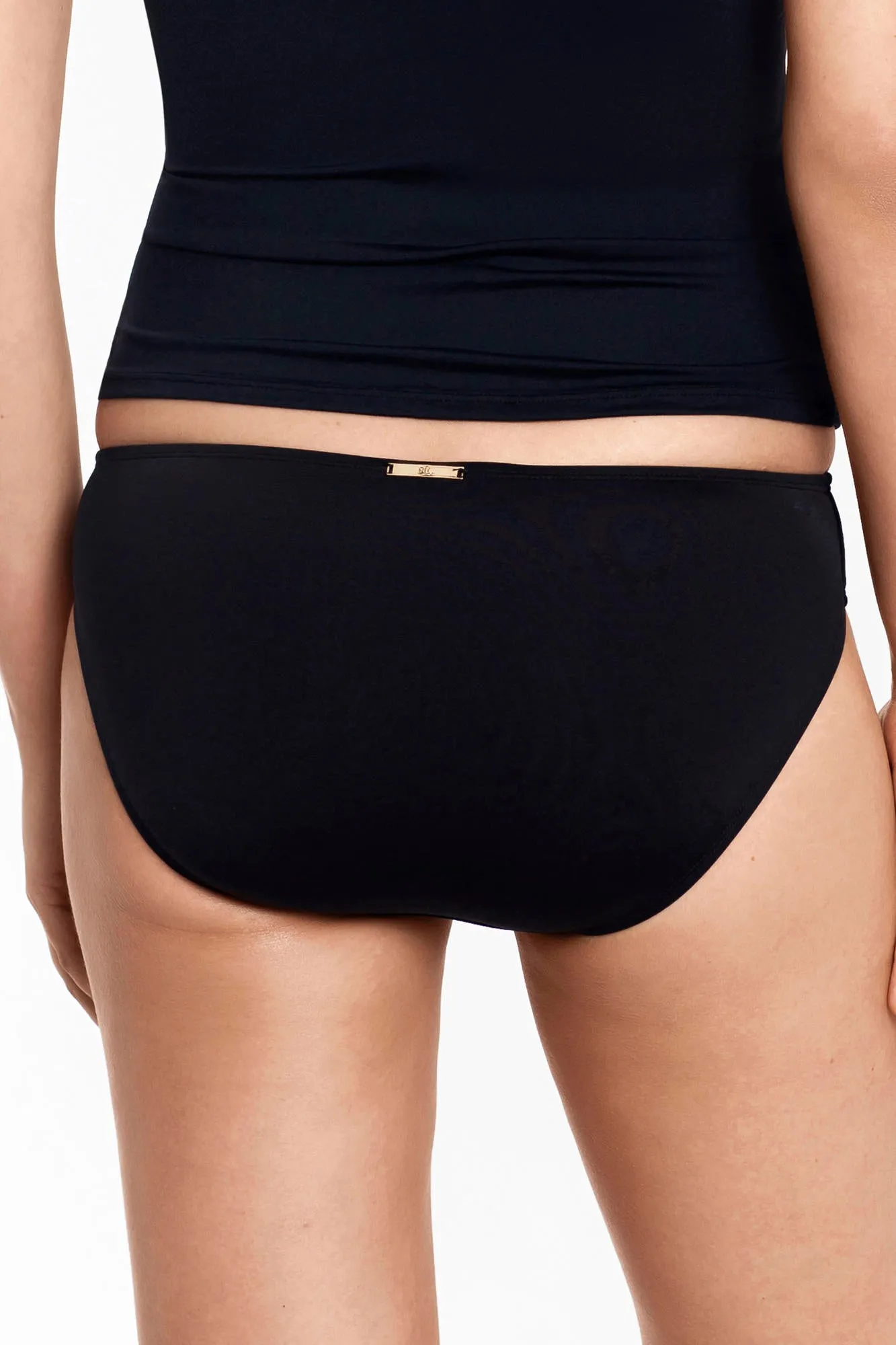Ralph Lauren Black Basic Hipster Bottom
