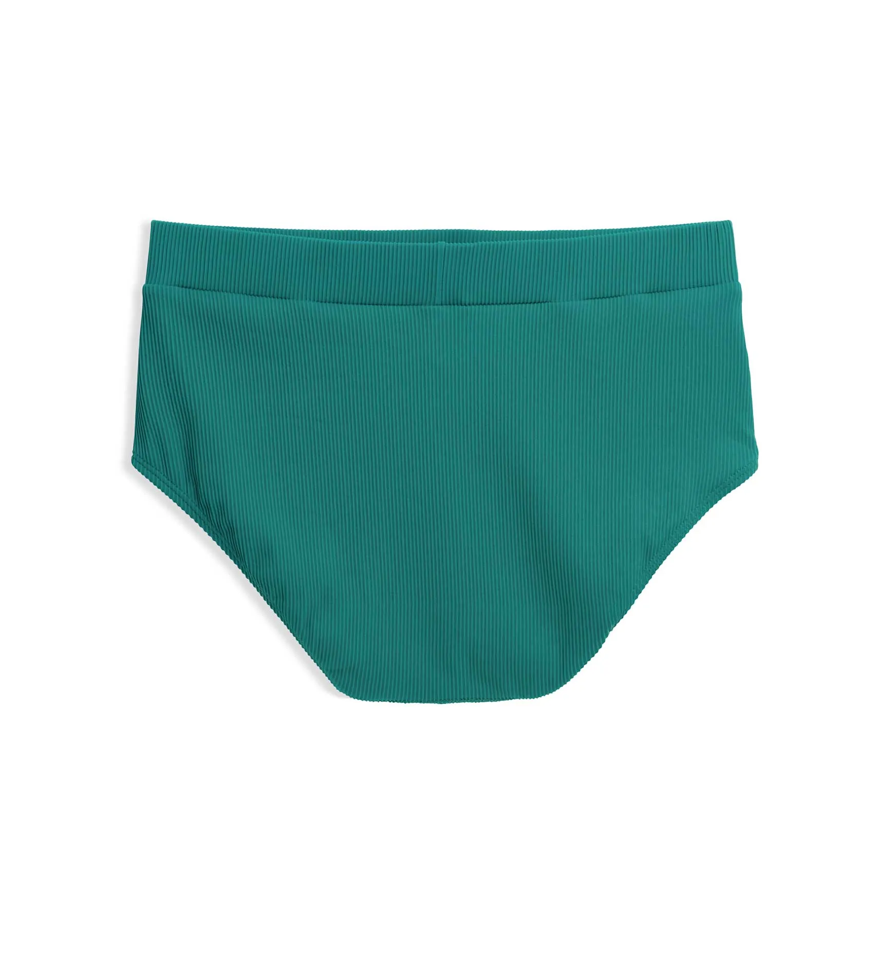 Ribbed Swim High Waisted Hipster - Parasailing