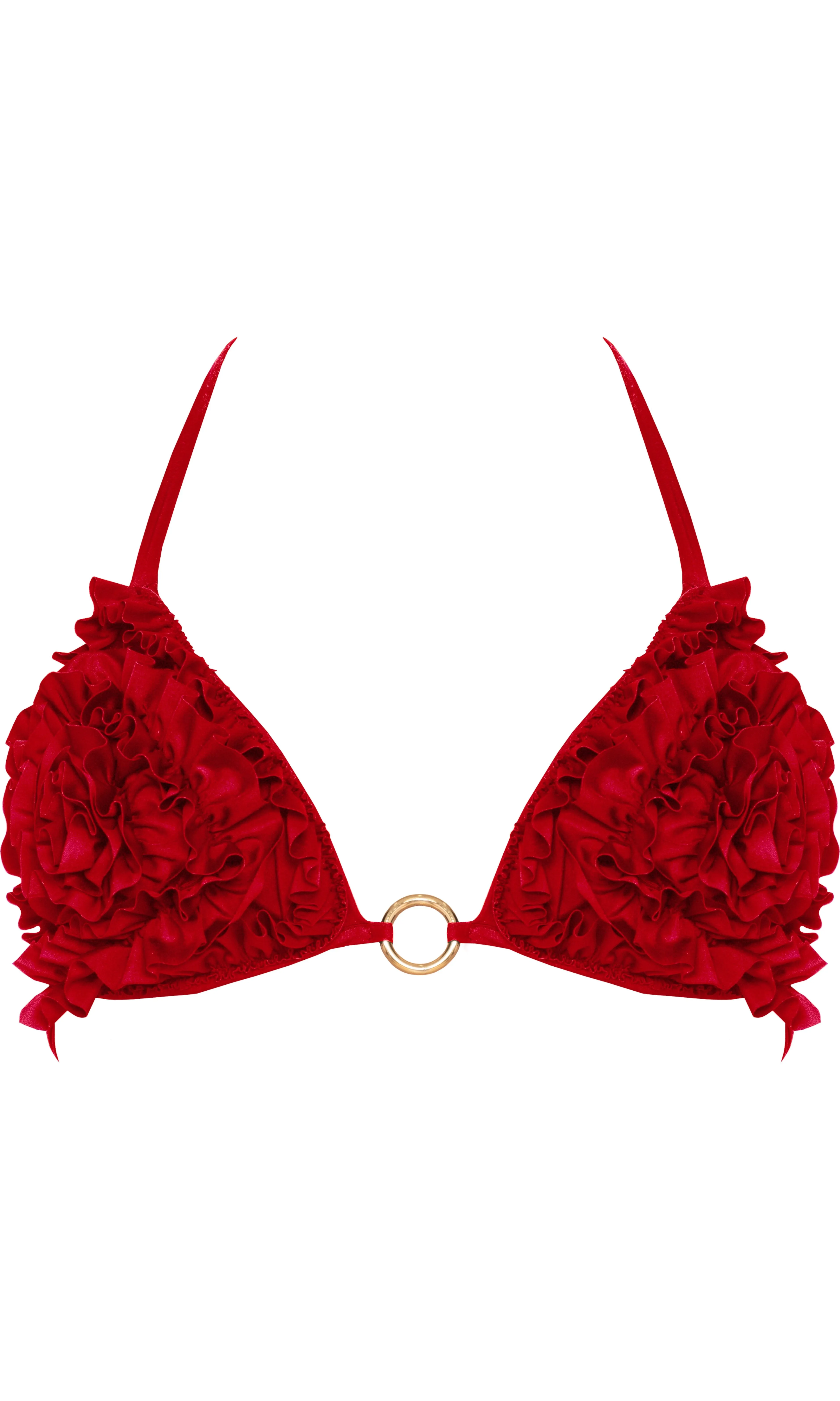 ROSE BIKINI TOP