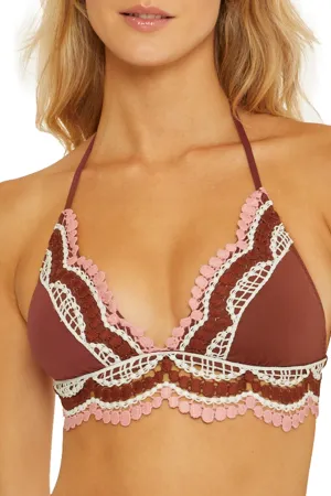 SALE Becca Delilah Coconut Halter Top
