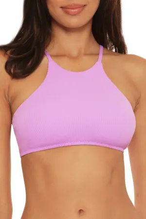 SALE Becca Fine Line Orchid High Neck Top
