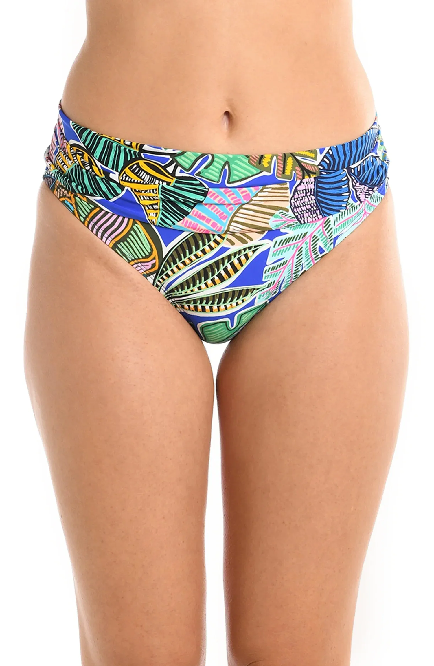 SALE La Blanca Neon Nights Shirred Band Hipster Bottom